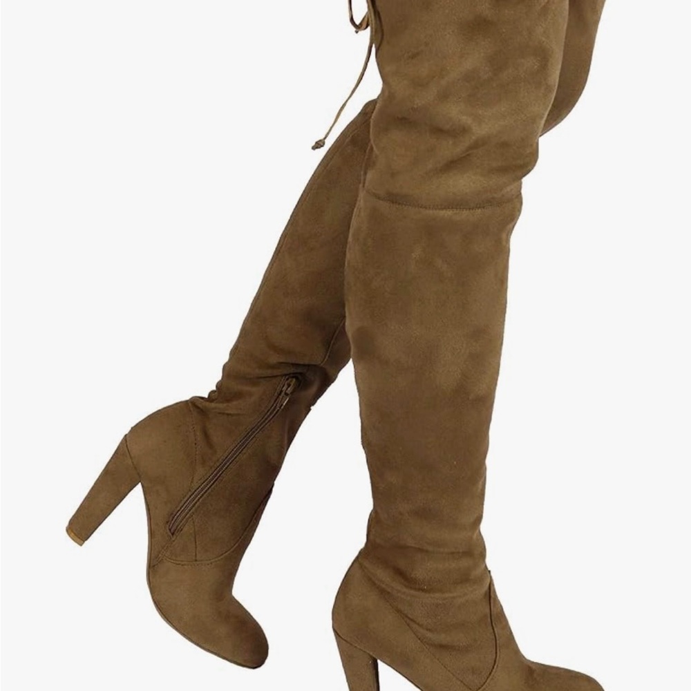 Brown Over-the-Knee Boots